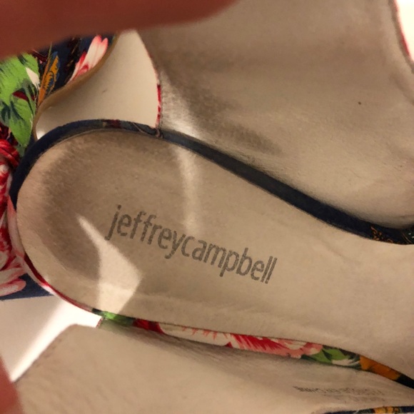 Jeffrey Campbell Floral Wedges - Picture 3 of 3
